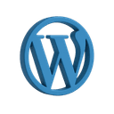 WordPress 3D logo