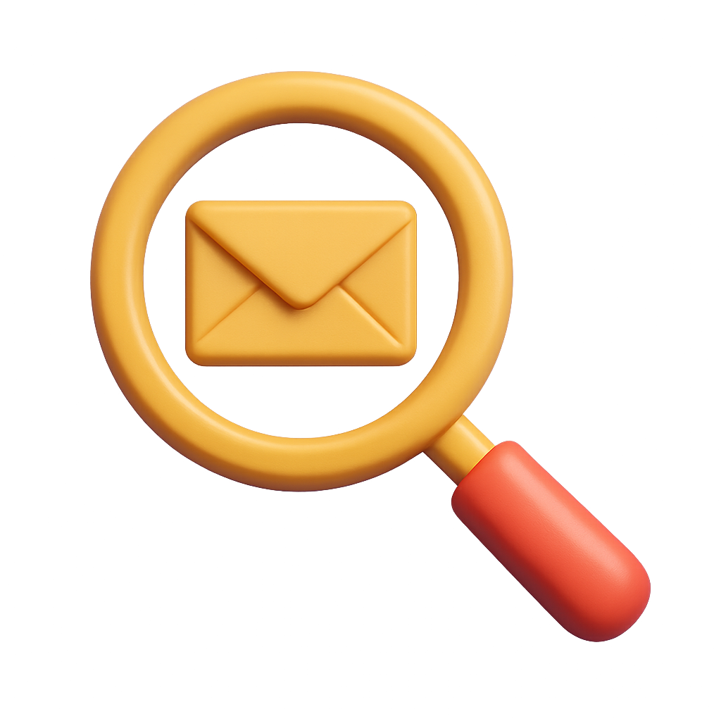 Email Finder 3D logo