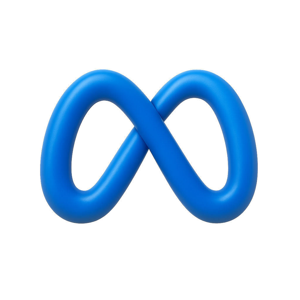 Meta Ads 3D logo